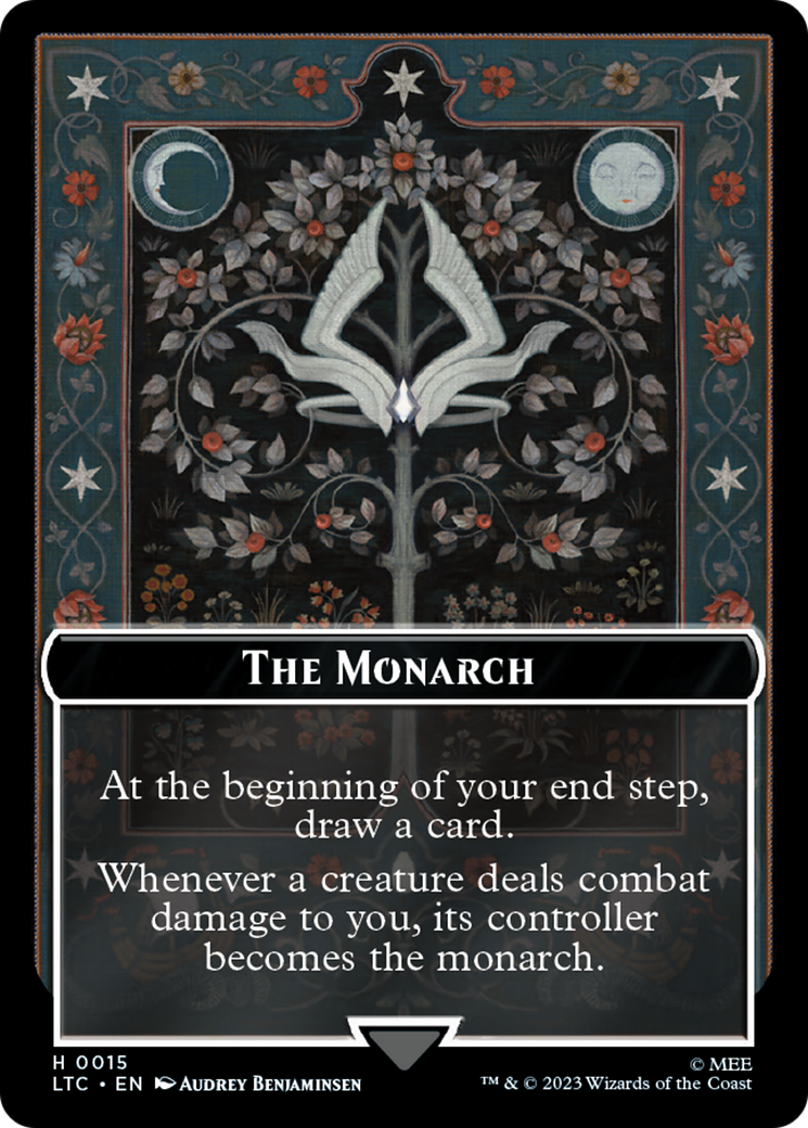 The Monarch // Treasure Double-Sided Token [The Lord of the Rings: Tales of Middle-Earth Commander Tokens] | The Time Vault CA