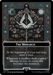 The Monarch // Treasure Double-Sided Token [The Lord of the Rings: Tales of Middle-Earth Commander Tokens] | The Time Vault CA