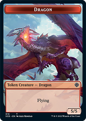 Dragon // Dragon Double-Sided Token [Starter Commander Decks] | The Time Vault CA