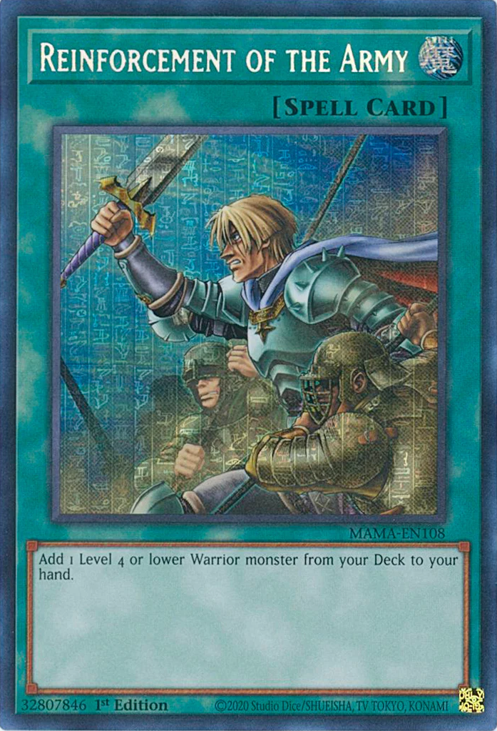 Reinforcement of the Army [MAMA-EN108] Ultra Pharaoh's Rare | The Time Vault CA