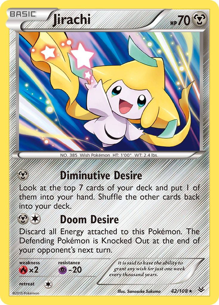 Jirachi (42/108) [XY: Roaring Skies] | The Time Vault CA