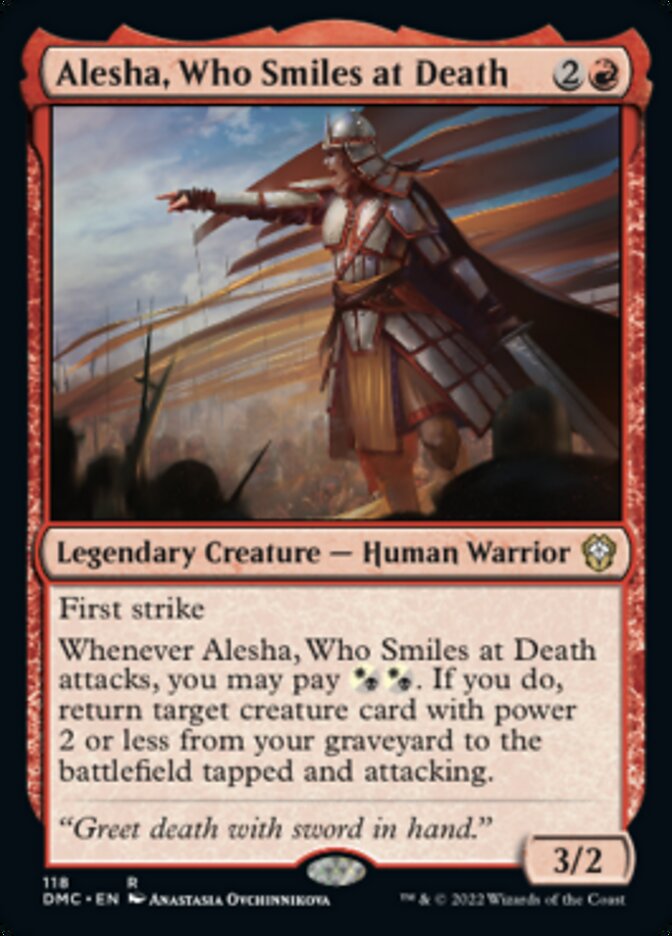 Alesha, Who Smiles at Death [Dominaria United Commander] | The Time Vault CA