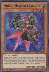 Magical Musketeer Calamity [SPWA-EN020] Super Rare | The Time Vault CA