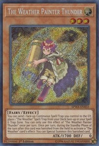 The Weather Painter Thunder [SPWA-EN033] Secret Rare | The Time Vault CA
