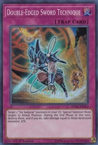 Double-Edged Sword Technique [SPWA-EN054] Super Rare | The Time Vault CA