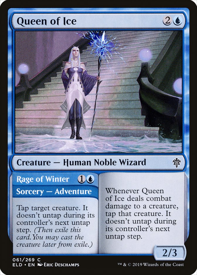 Queen of Ice // Rage of Winter [Throne of Eldraine] | The Time Vault CA