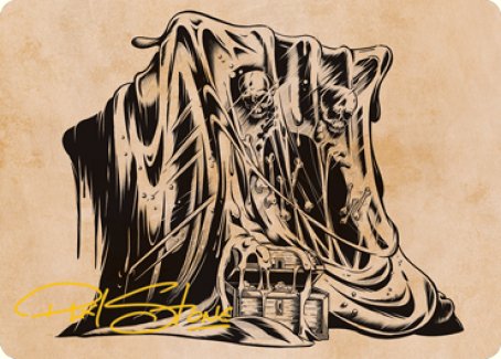 Gelatinous Cube (Showcase) Art Card (Gold-Stamped Signature) [Dungeons & Dragons: Adventures in the Forgotten Realms Art Series] | The Time Vault CA