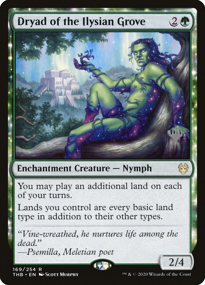 Dryad of the Ilysian Grove (Promo Pack) [Theros Beyond Death Promos] | The Time Vault CA
