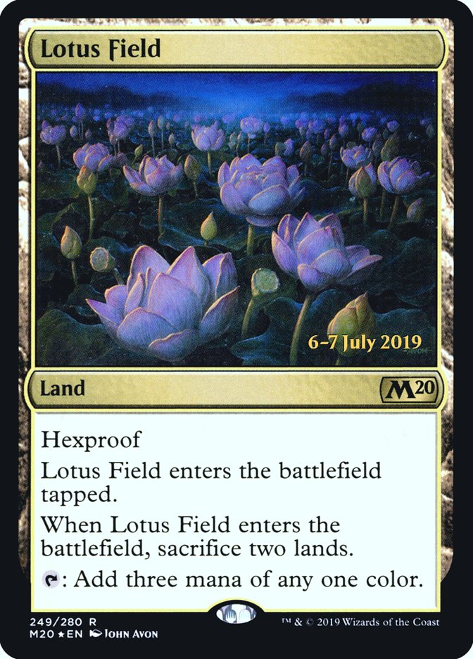 Lotus Field  [Core Set 2020 Prerelease Promos] | The Time Vault CA