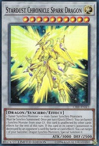 Stardust Chronicle Spark Dragon [CIBR-ENSE1] Super Rare | The Time Vault CA