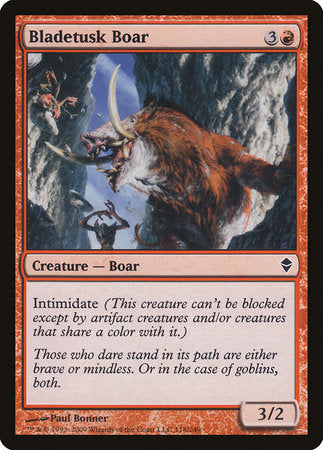 Bladetusk Boar [Zendikar] | The Time Vault CA