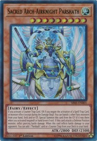 Sacred Arch-Airknight Parshath [SR05-EN001] Ultra Rare | The Time Vault CA