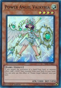 Power Angel Valkyria [SR05-EN003] Super Rare | The Time Vault CA