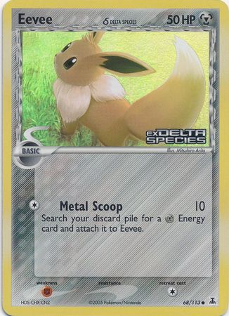 Eevee (68/113) (Delta Species) (Stamped) [EX: Delta Species] | The Time Vault CA