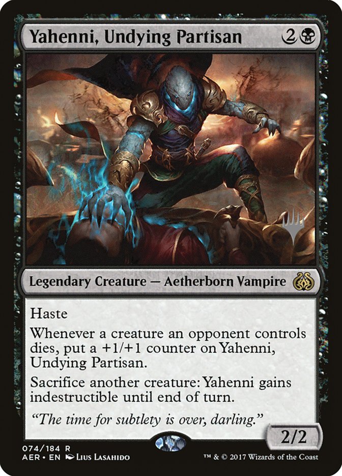 Yahenni, Undying Partisan (Promo Pack) [Aether Revolt Promos] | The Time Vault CA
