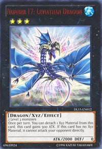 Number 17: Leviathan Dragon (Red) [DL15-EN012] Rare | The Time Vault CA