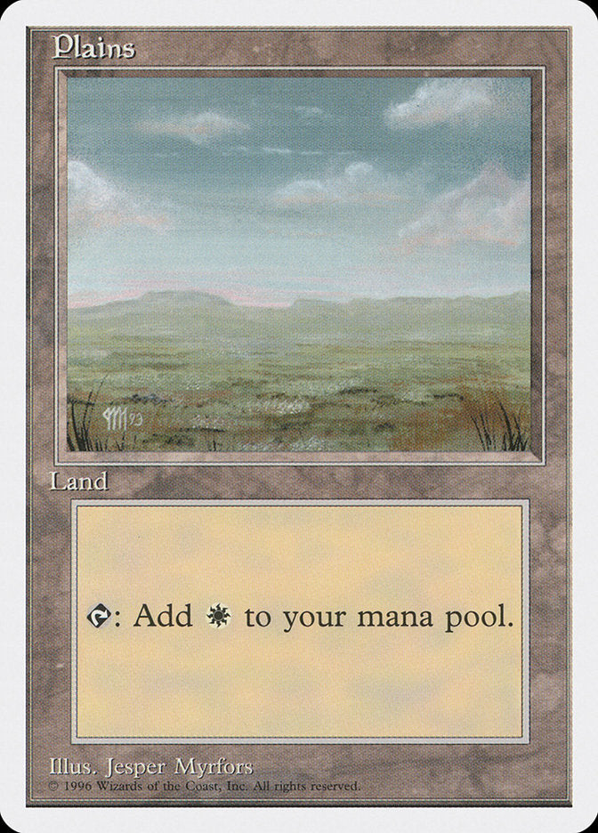 Plains (Signature on Bottom Left) [Introductory Two-Player Set] | The Time Vault CA