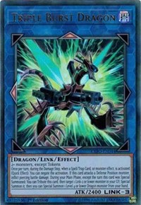 Triple Burst Dragon [EXFO-EN044] Ultra Rare | The Time Vault CA