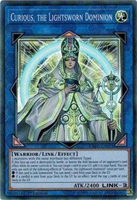 Curious, the Lightsworn Dominion [EXFO-EN091] Super Rare | The Time Vault CA