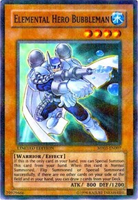 Elemental HERO Bubbleman [MF03-EN007] Parallel Rare | The Time Vault CA