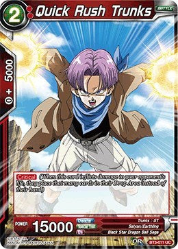 Quick Rush Trunks [BT3-011] | The Time Vault CA