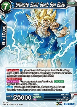 Ultimate Spirit Bomb Son Goku [BT3-034] | The Time Vault CA