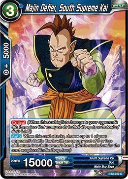 Majin Defier, South Supreme Kai [BT3-040] | The Time Vault CA