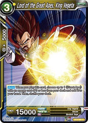 Lord of the Great Apes, King Vegeta [BT3-093] | The Time Vault CA