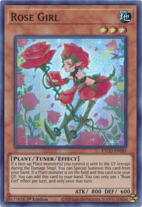 Rose Girl [ETCO-EN081] Super Rare | The Time Vault CA