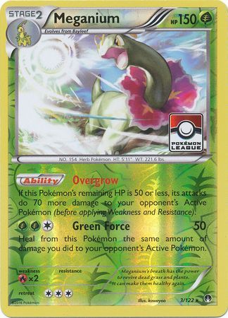 Meganium (3/122) (League Promo) [XY: BREAKpoint] | The Time Vault CA