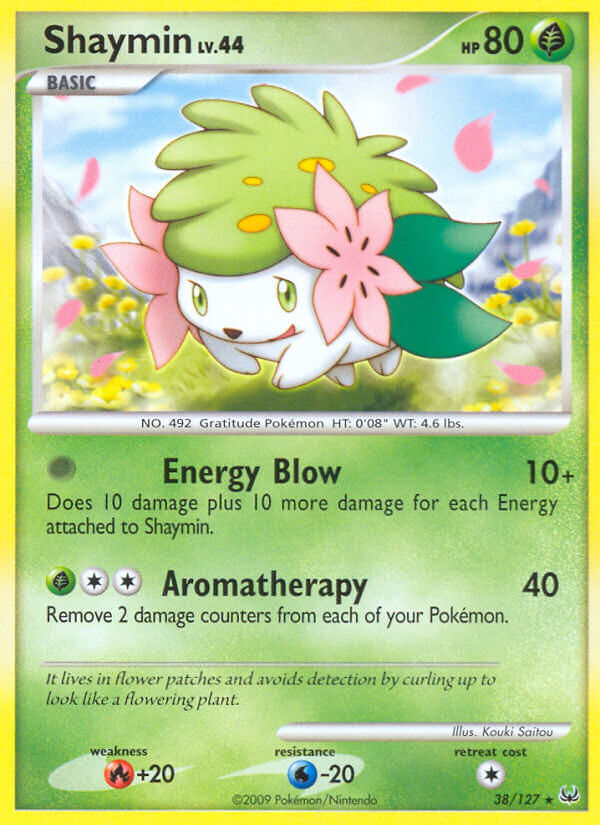 Shaymin (38/127) (Theme Deck Exclusive) [Platinum: Base Set] | The Time Vault CA