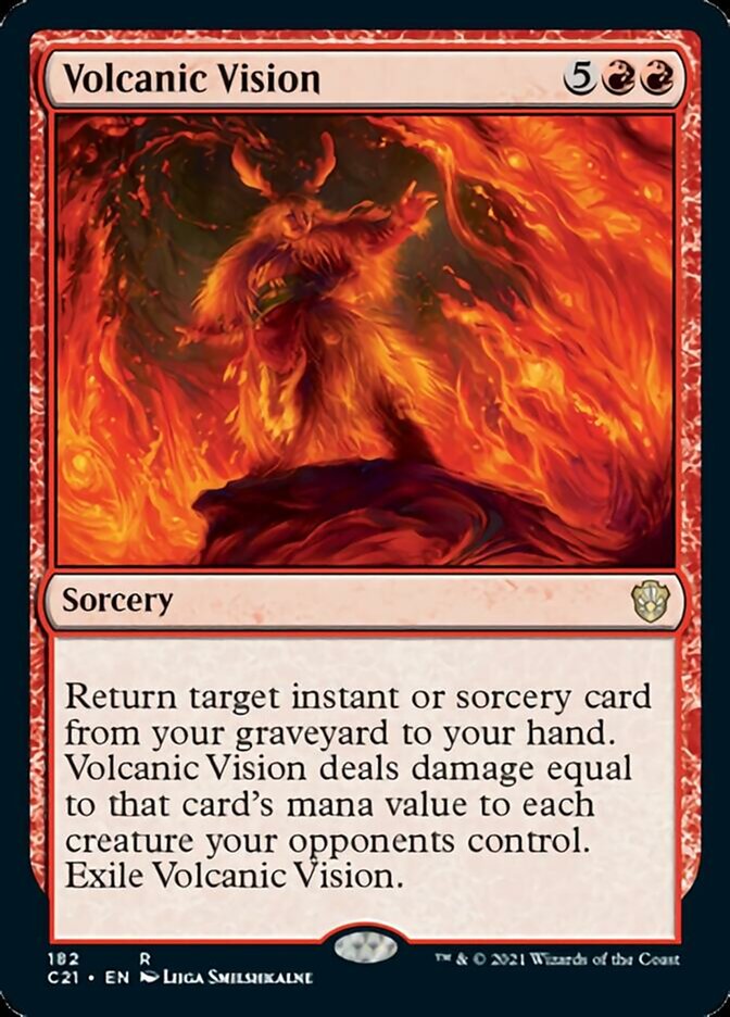 Volcanic Vision [Commander 2021] | The Time Vault CA