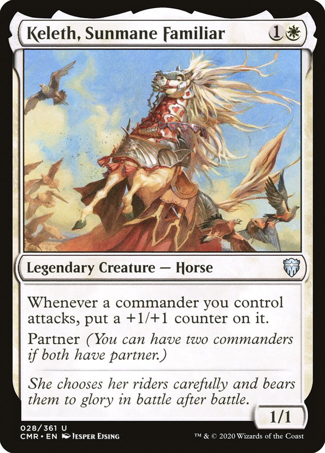 Keleth, Sunmane Familiar [Commander Legends] | The Time Vault CA