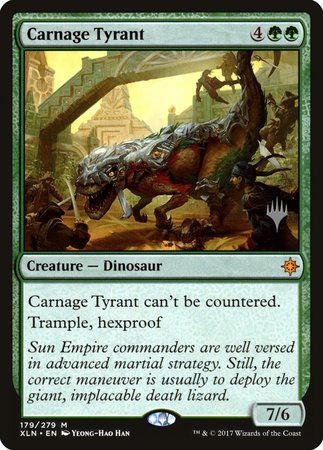 Carnage Tyrant [Ixalan Promos] | The Time Vault CA