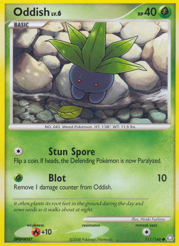 Oddish (111/146) [Diamond & Pearl: Legends Awakened] | The Time Vault CA