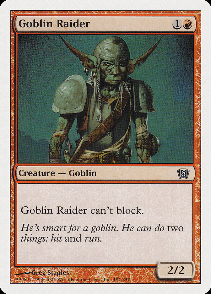 Goblin Raider [Eighth Edition] | The Time Vault CA