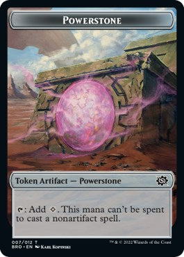 Powerstone // Construct (005) Double-Sided Token [The Brothers' War Tokens] | The Time Vault CA