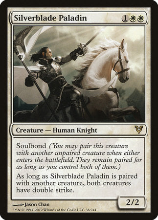 Silverblade Paladin [Avacyn Restored] | The Time Vault CA