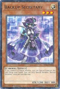 Backup Secretary (Starfoil) [SP18-EN002] Starfoil Rare | The Time Vault CA