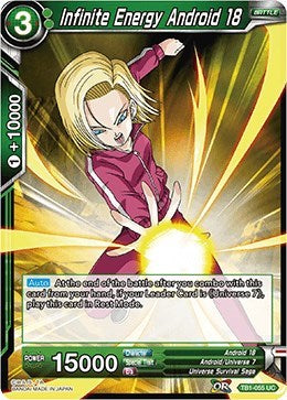 Infinite Energy Android 18 [TB1-055] | The Time Vault CA