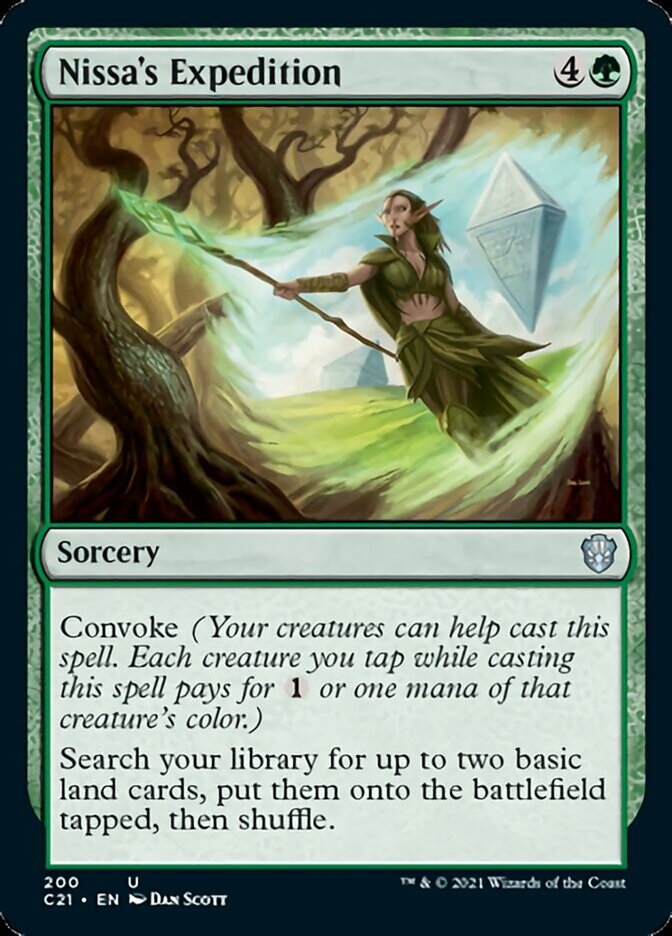 Nissa's Expedition [Commander 2021] | The Time Vault CA