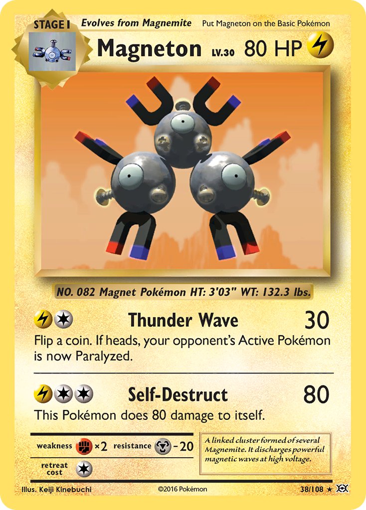 Magneton (38/108) (Theme Deck Exclusive) [XY: Evolutions] | The Time Vault CA