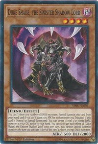 Duke Shade, the Sinister Shadow Lord [SR06-EN003] Common | The Time Vault CA