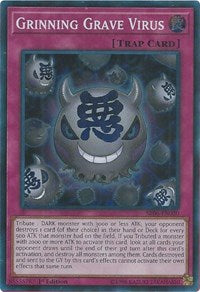 Grinning Grave Virus [SR06-EN030] Super Rare | The Time Vault CA
