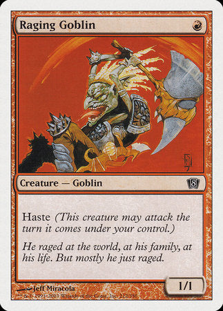 Raging Goblin [Eighth Edition] | The Time Vault CA