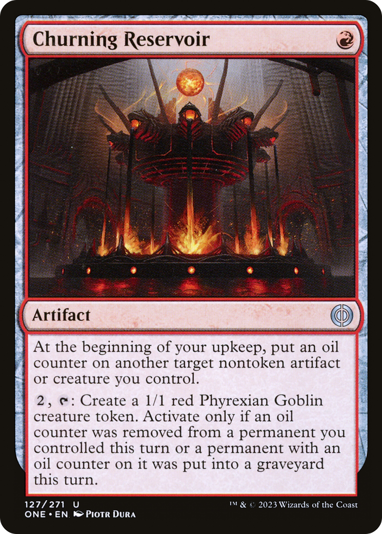 Churning Reservoir [Phyrexia: All Will Be One] | The Time Vault CA