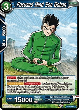 Focused Mind Son Gohan [TB1-029] | The Time Vault CA