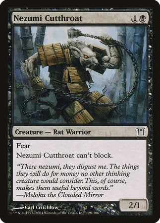 Nezumi Cutthroat [Champions of Kamigawa] | The Time Vault CA