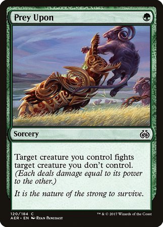 Prey Upon [Aether Revolt] | The Time Vault CA