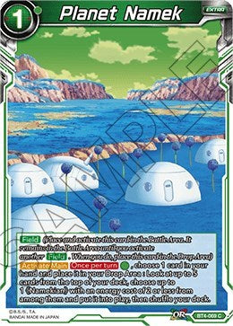 Planet Namek [BT4-069] | The Time Vault CA